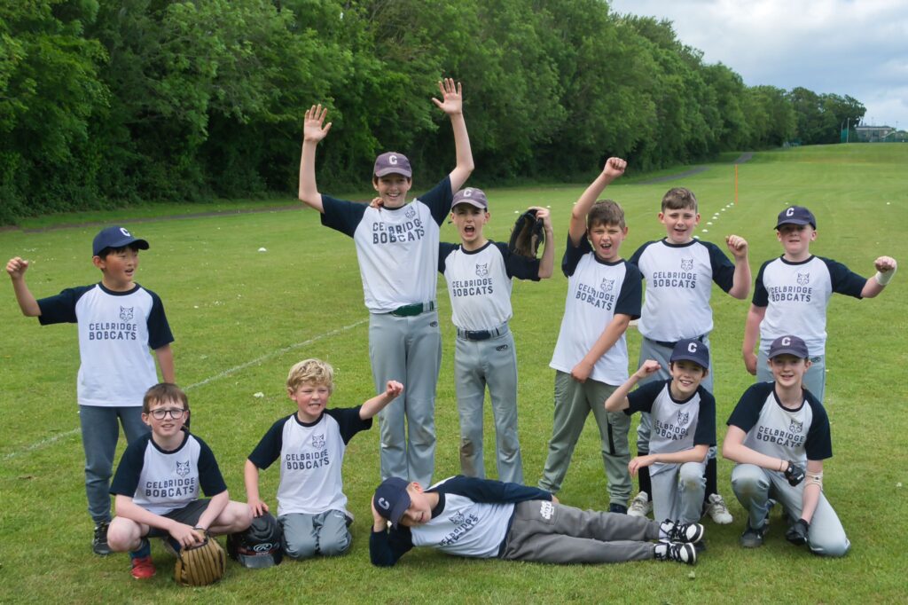 Celbridge Bobcats youth baseball players